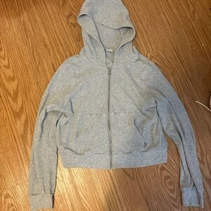TNA Light Gray Women's Hoodie Jacket